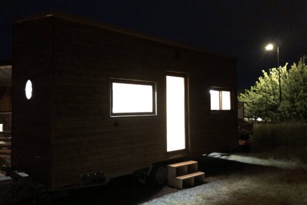 tiny house la nuit