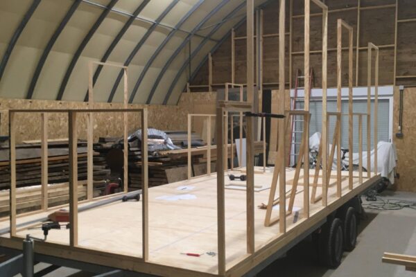 tiny house construction fabrication